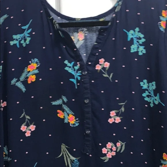 Avaasa navy blue floral dress - Picture 3 of 3